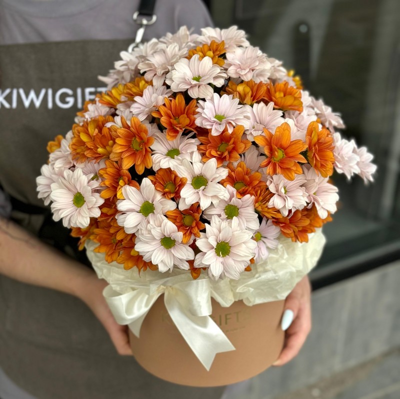 Цветочная композиция в коробке №4